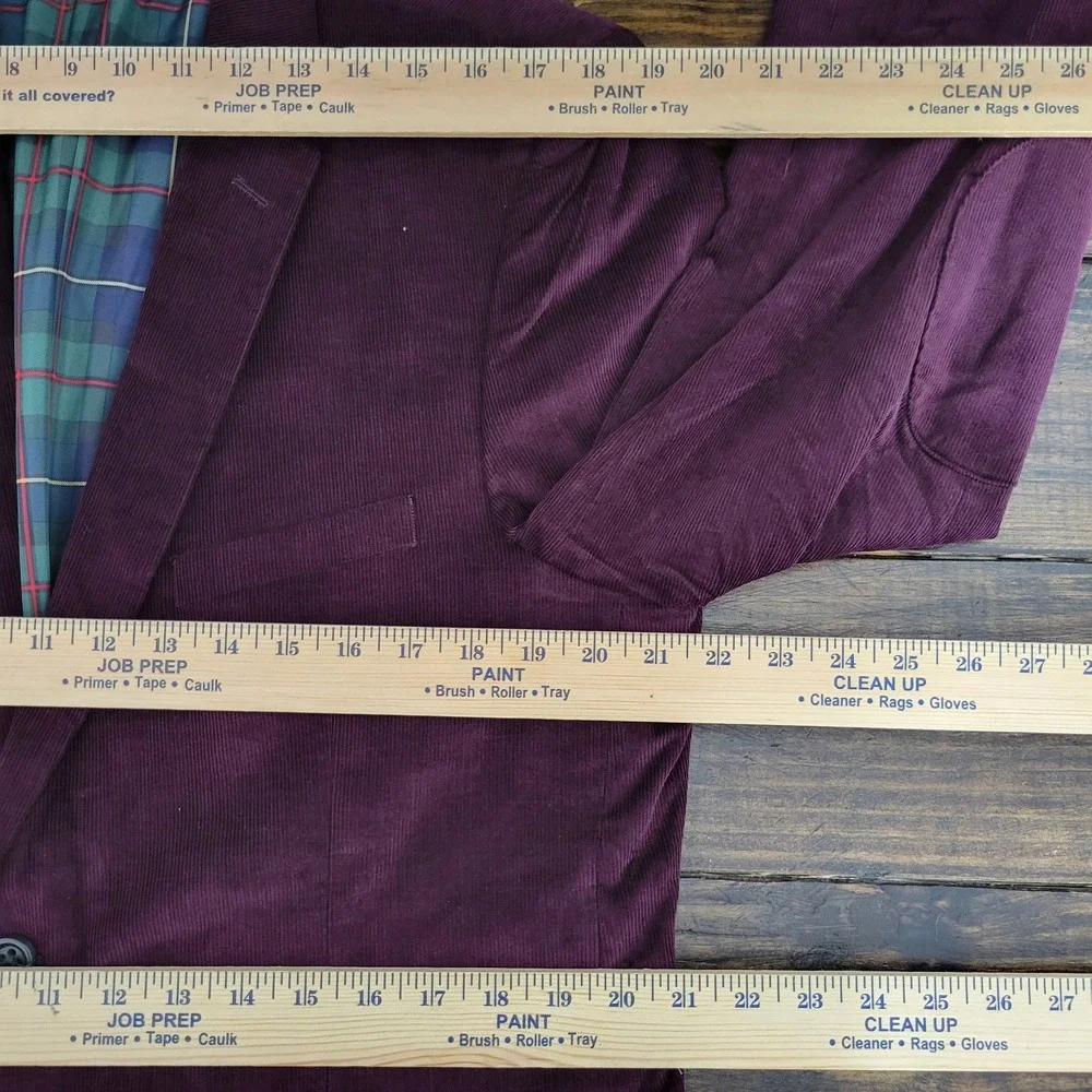 U.S POLO ASSN Men's Sport Coat Blazer‎ Two Button Burgundy Corudory 44R